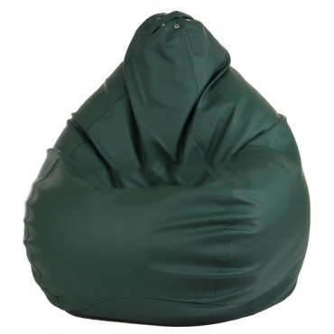 Кресло-мешок Груша XXL экокожа зеленый