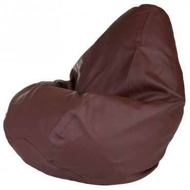 Кресло-мешок Груша XXL экокожа коричневый