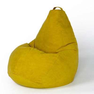 Кресло-мешок Груша XXL ultra mustard велюр